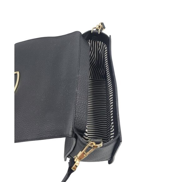 Kate Spade New York Healy Lane Heddy Small Crossbody Black GUC Pebbled Leather